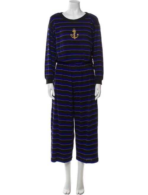 Sonia Rykiel Striped Bow Accents Pant Set