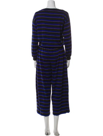 Sonia Rykiel Striped Bow Accents Pant Set