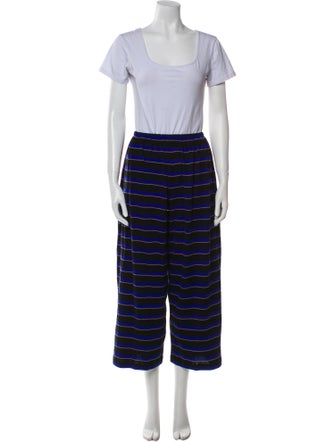 Sonia Rykiel Striped Bow Accents Pant Set
