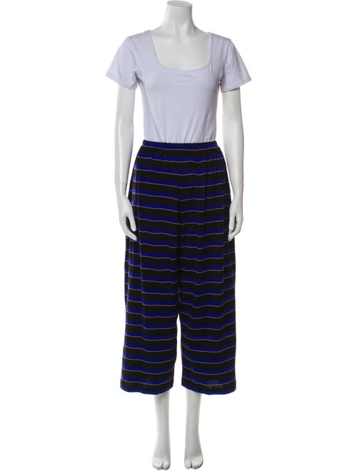 Sonia Rykiel Striped Bow Accents Pant Set
