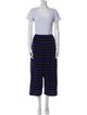 Sonia Rykiel Striped Bow Accents Pant Set