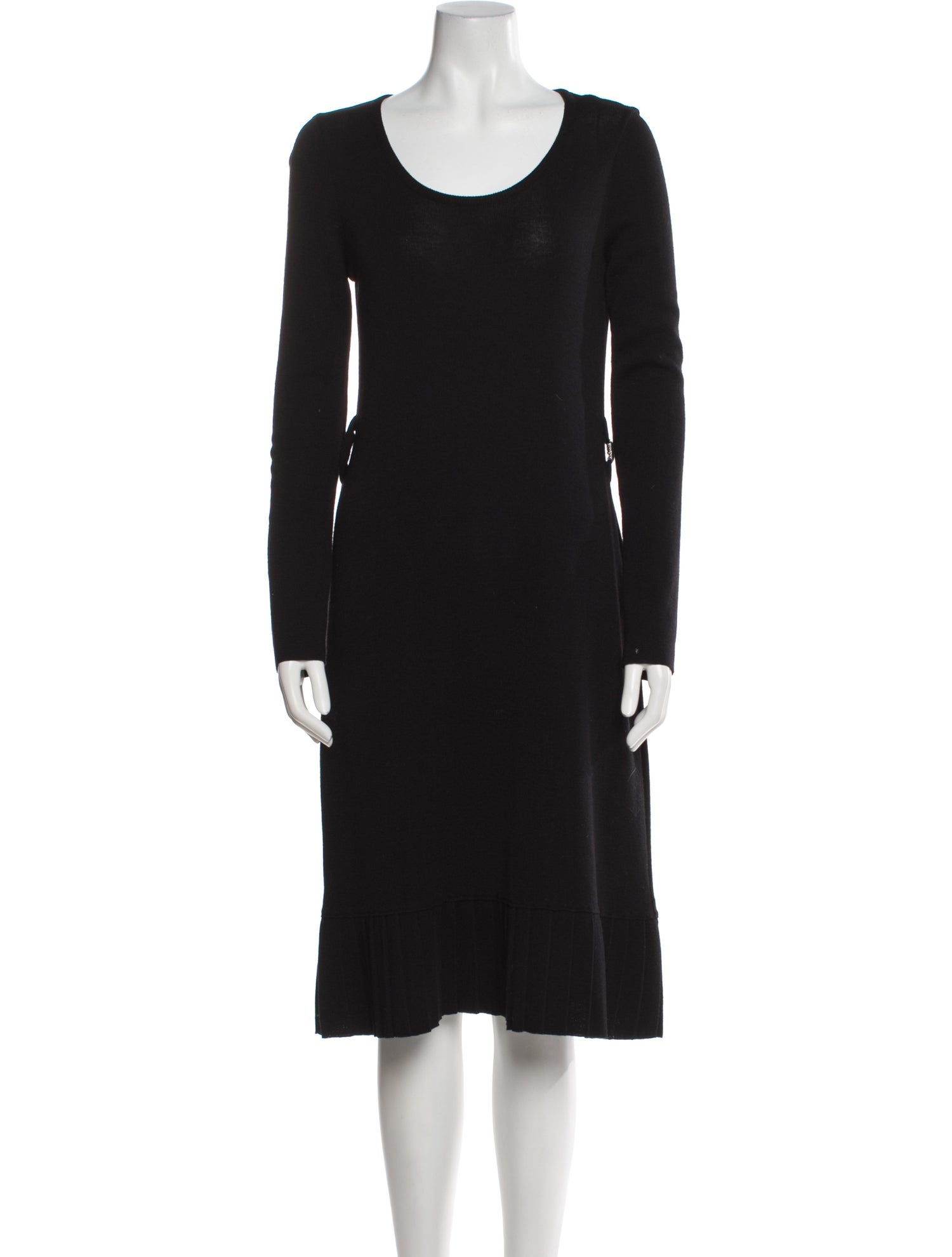 Sonia Rykiel Virgin Wool Midi Length Dress