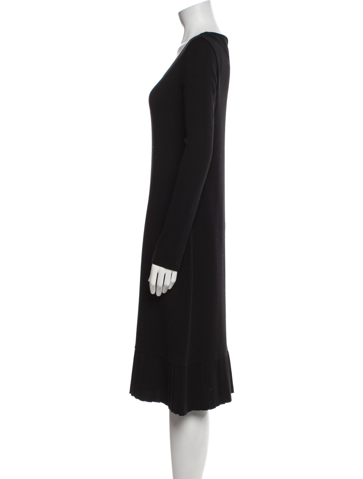 Sonia Rykiel Virgin Wool Midi Length Dress