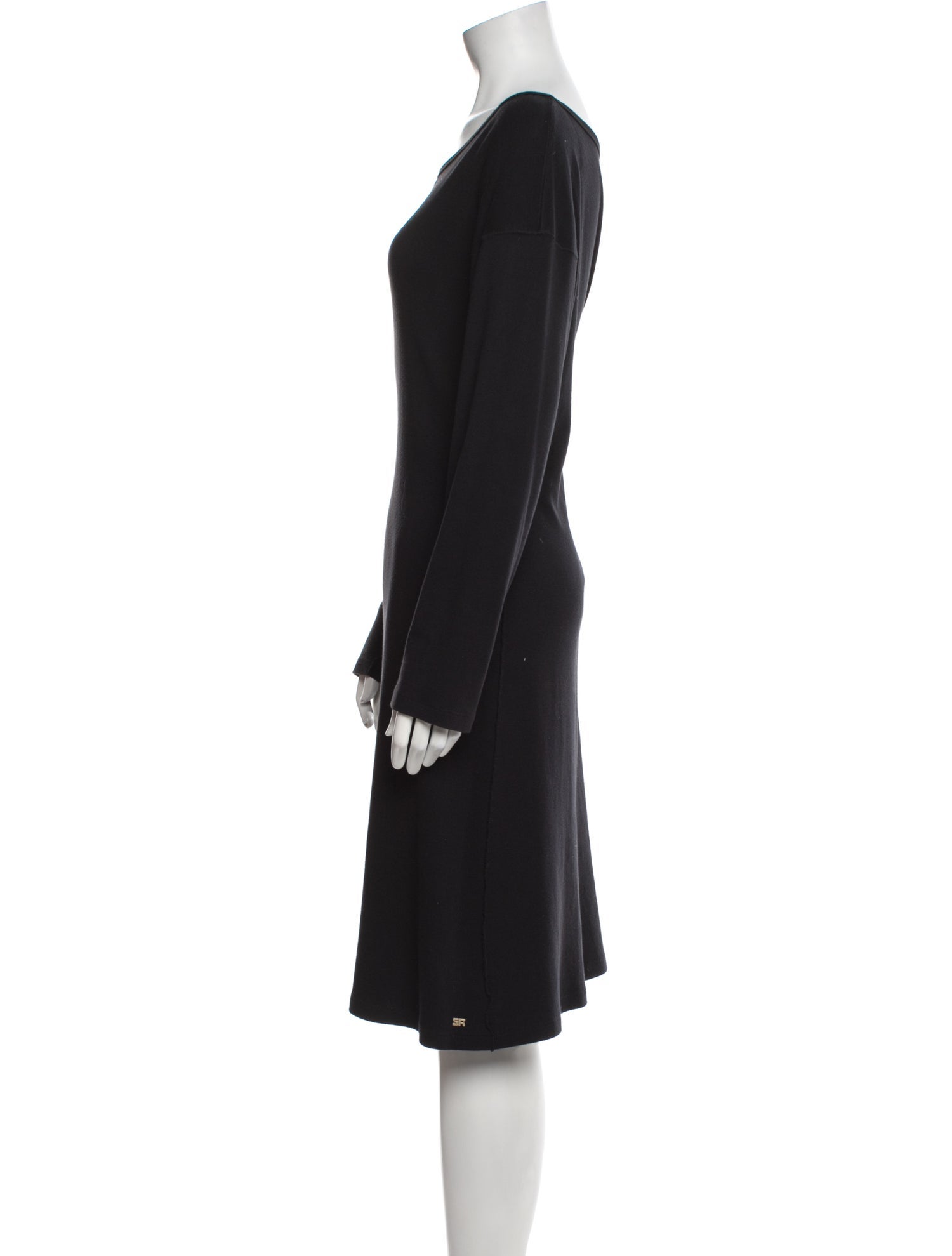 Sonia Rykiel Bateau Neckline Knee-Length Dress