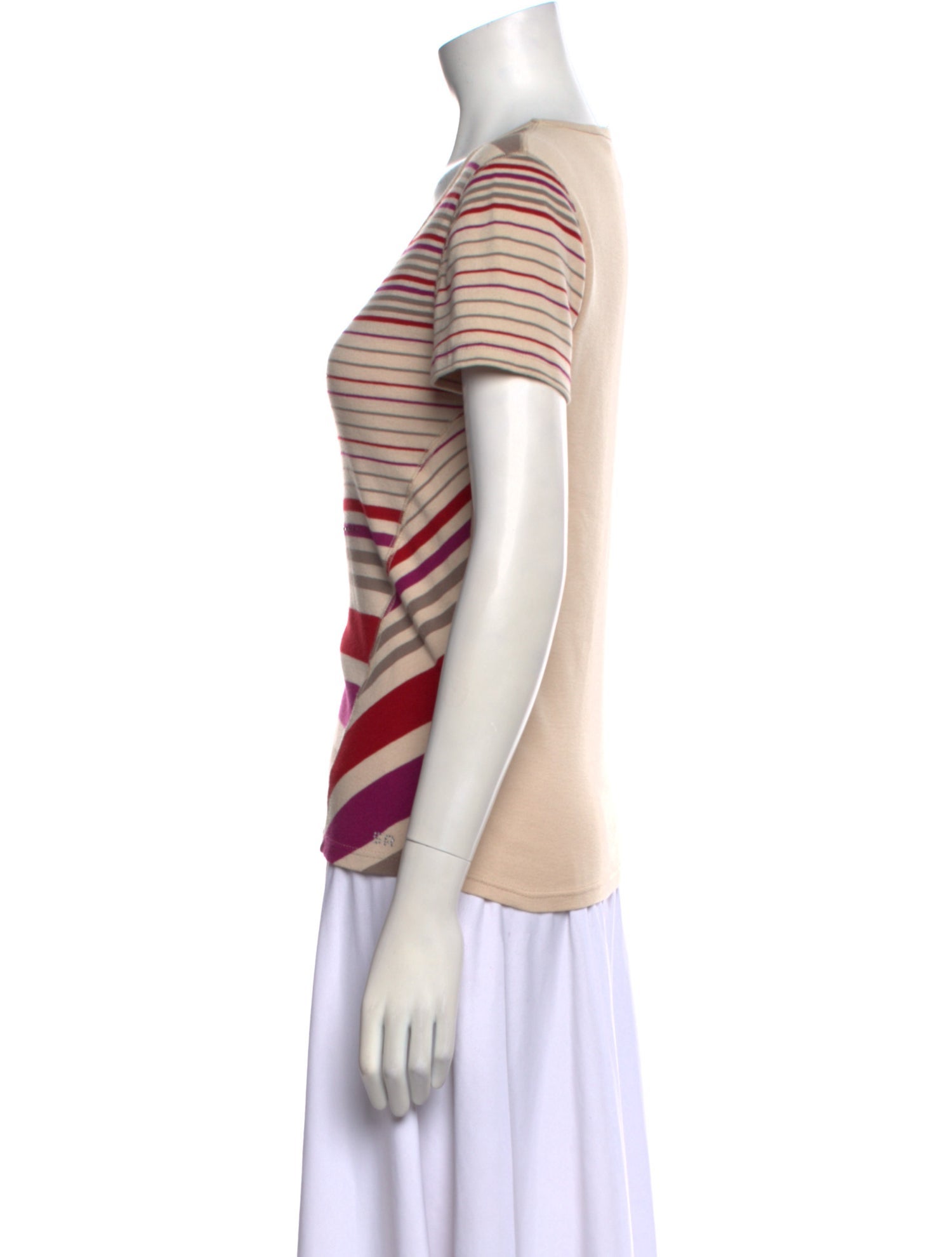 Sonia Rykiel Striped Scoop Neck T-Shirt