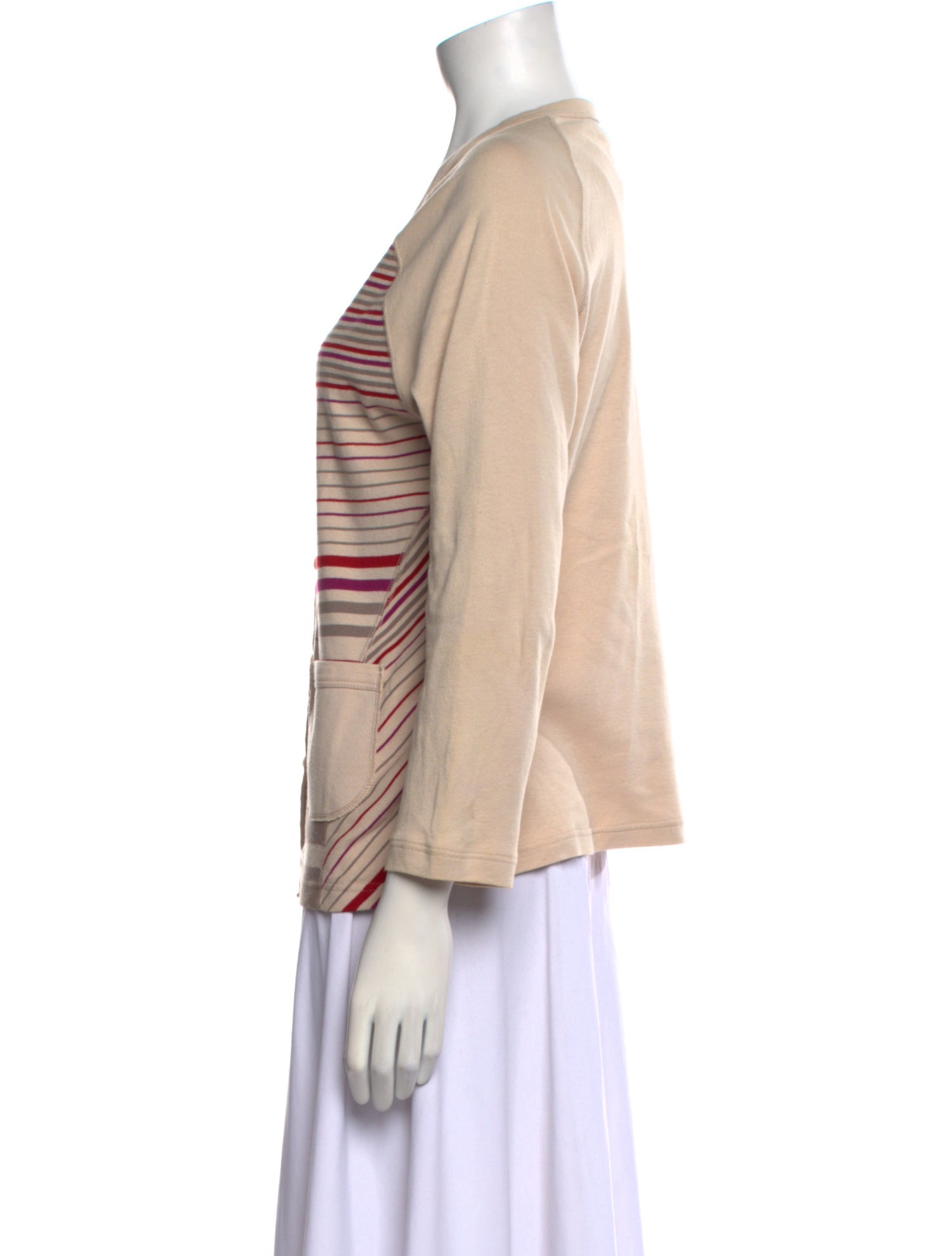 Sonia Rykiel Striped V-Neck Sweater