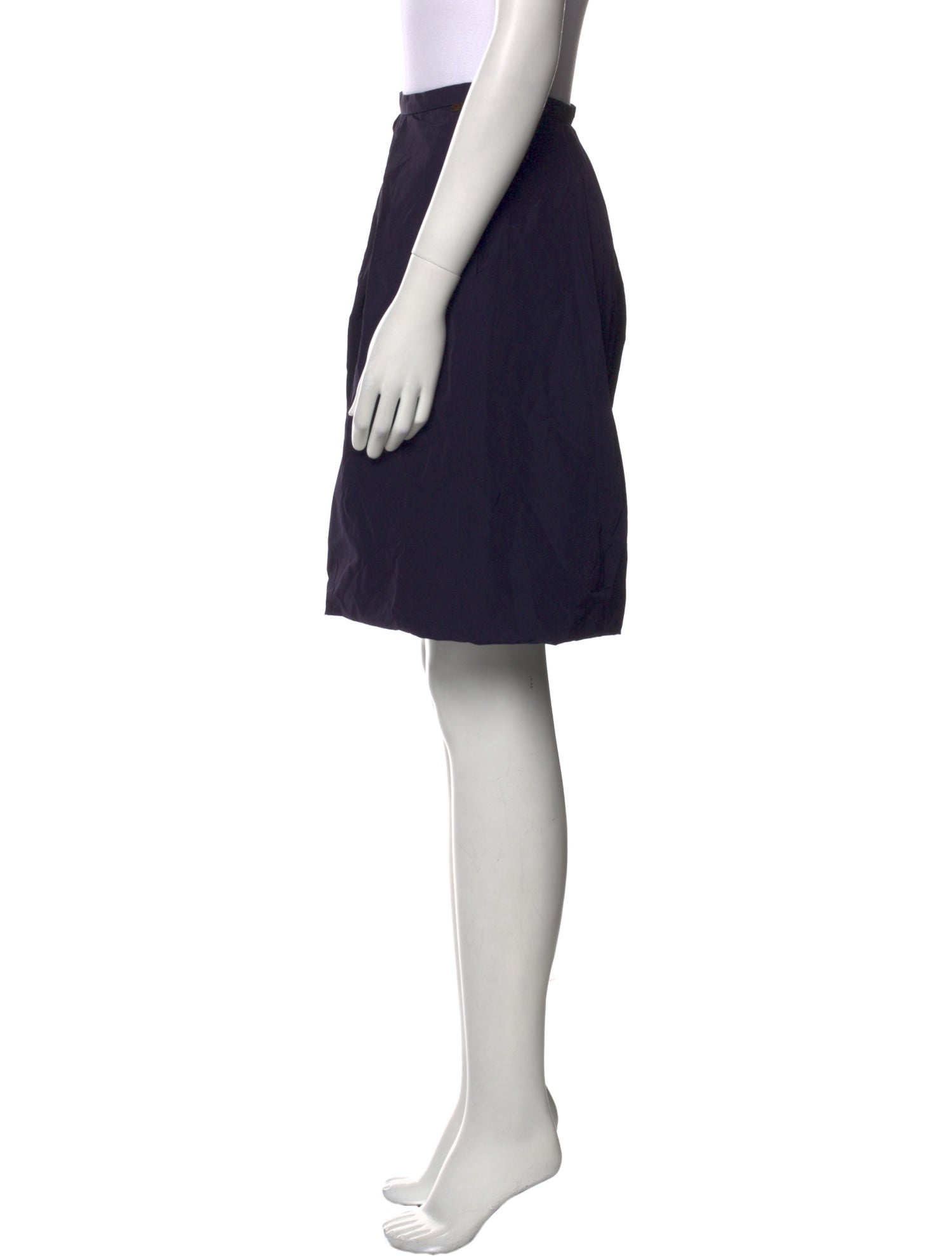 Sonia Rykiel Pleated Accents Knee-Length Skirt