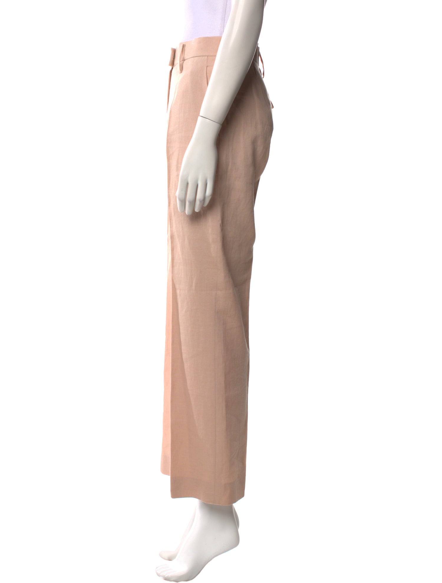 Sonia Rykiel Linen Straight Leg Pants