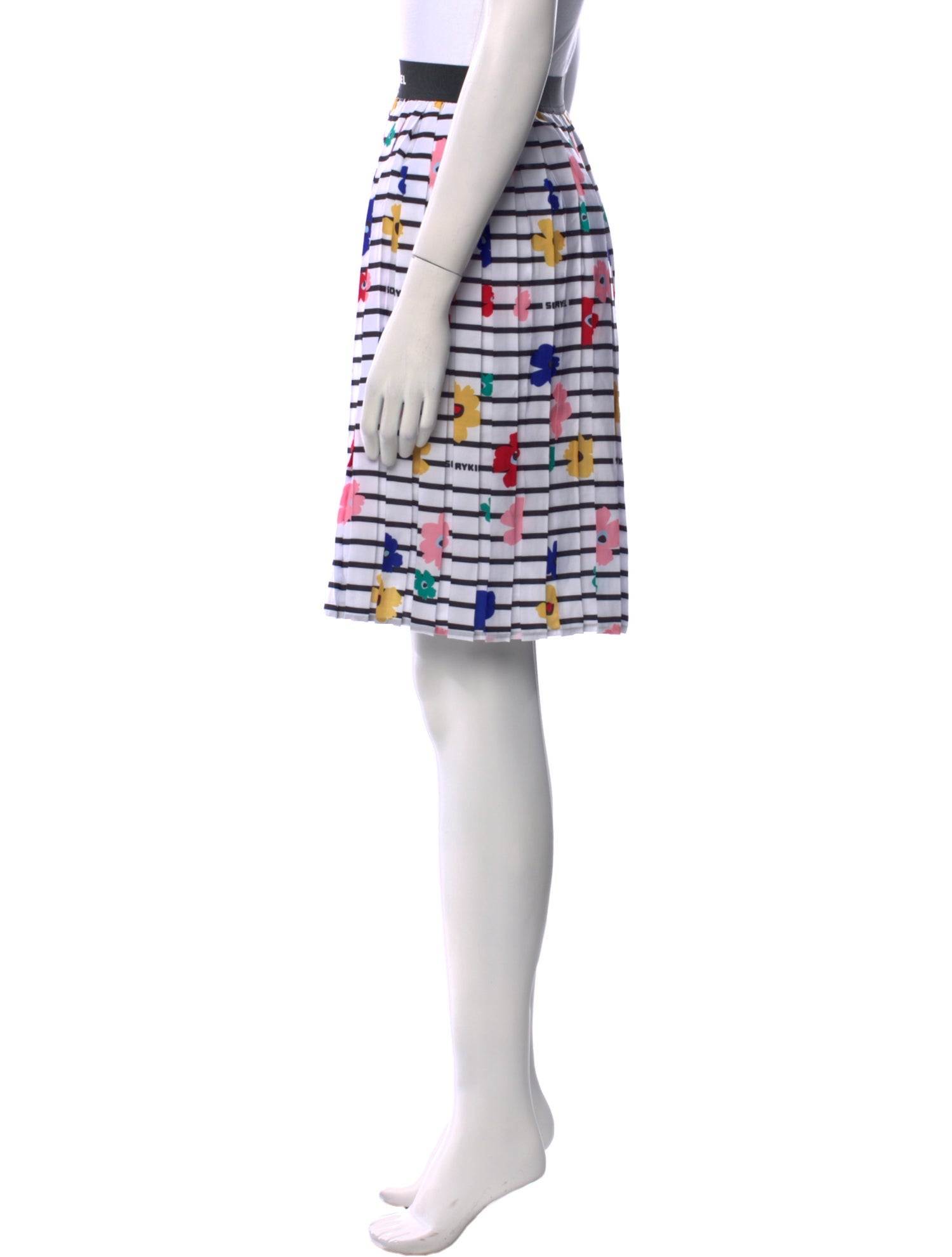 Sonia Rykiel Printed Knee-Length Skirt w/ Tags