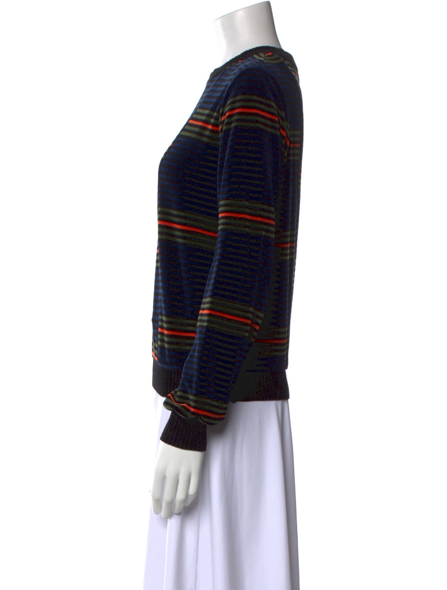 Sonia Rykiel Striped Crew Neck Sweatshirt