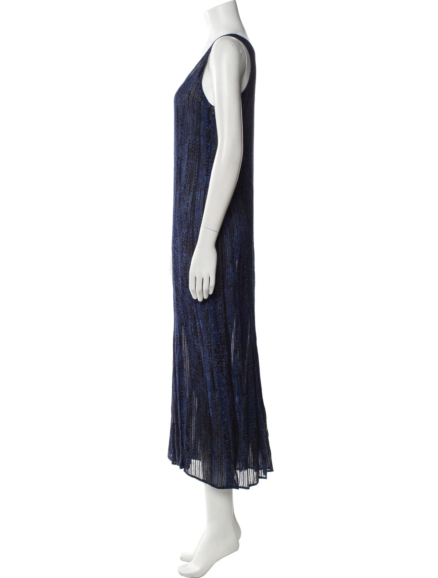 Sonia Rykiel Scoop Neck Long Dress