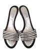 Sonia Rykiel Suede Crystal Embellishments Slides