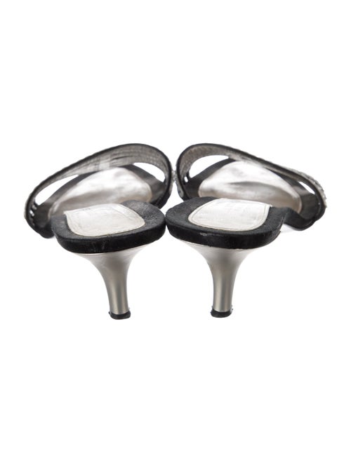 Sonia Rykiel Suede Crystal Embellishments Slides