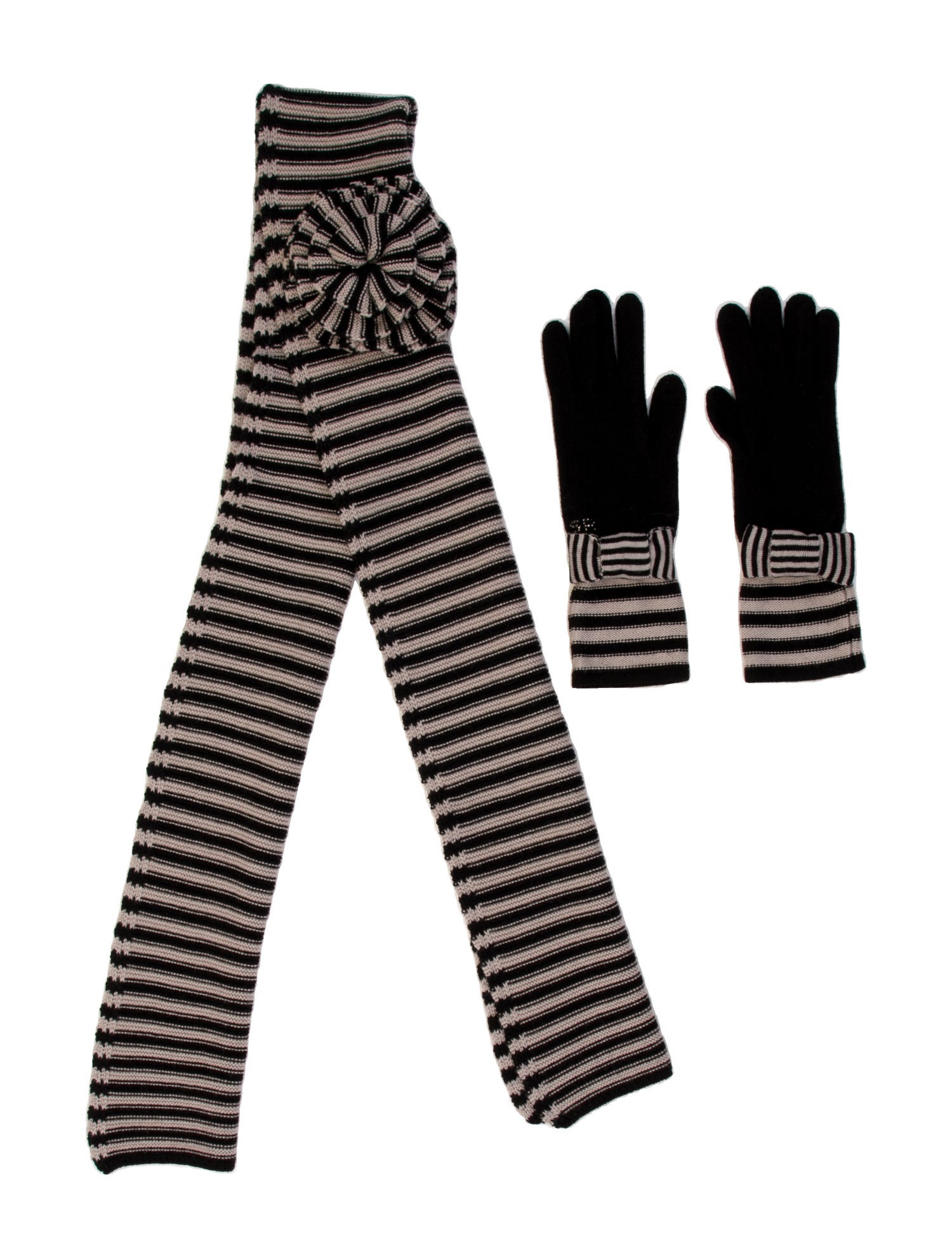 Sonia Rykiel Wool Striped Scarf