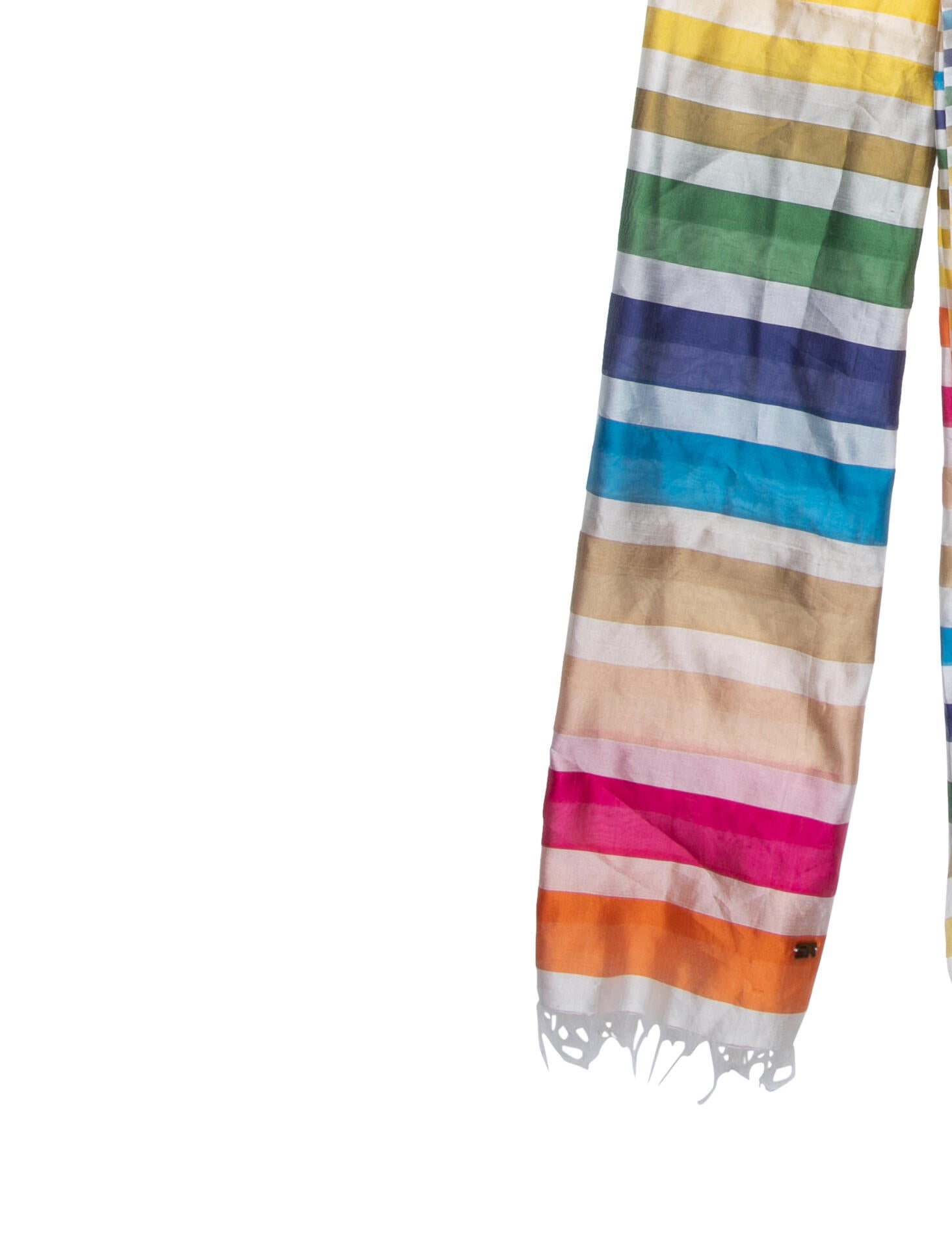 Sonia Rykiel Silk Striped Scarf