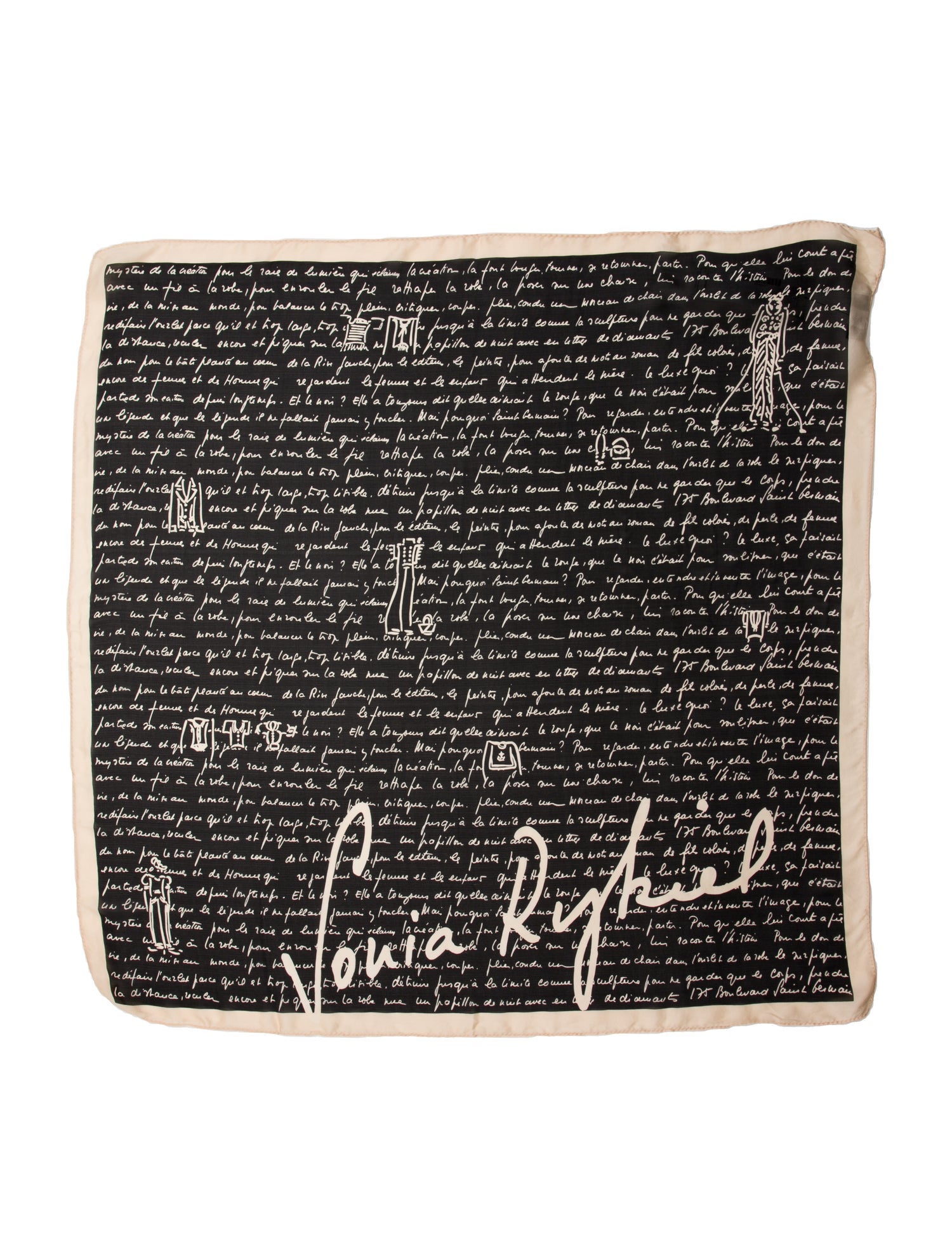 Sonia Rykiel Silk Printed Scarf