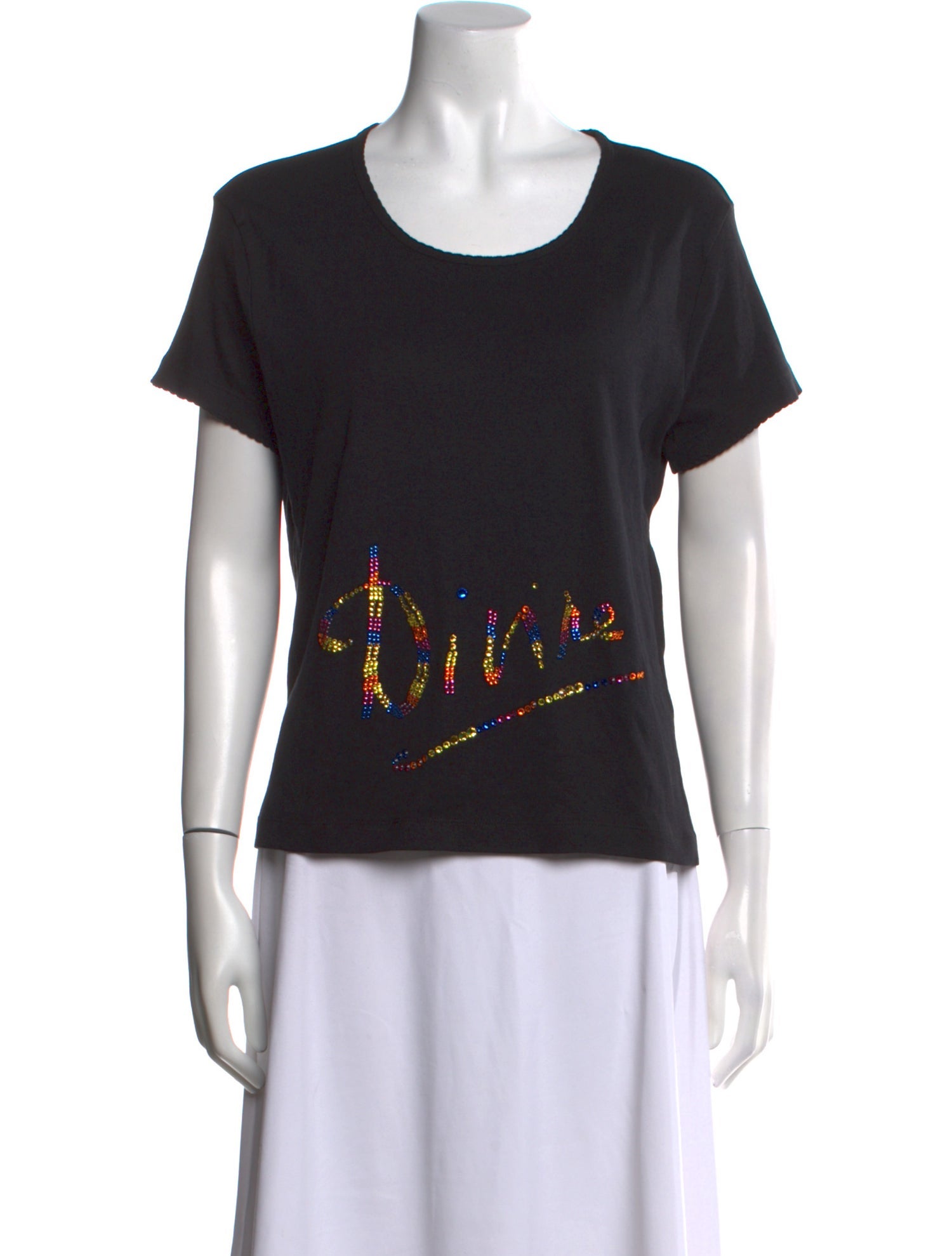 Sonia Rykiel Graphic Print Scoop Neck T-Shirt