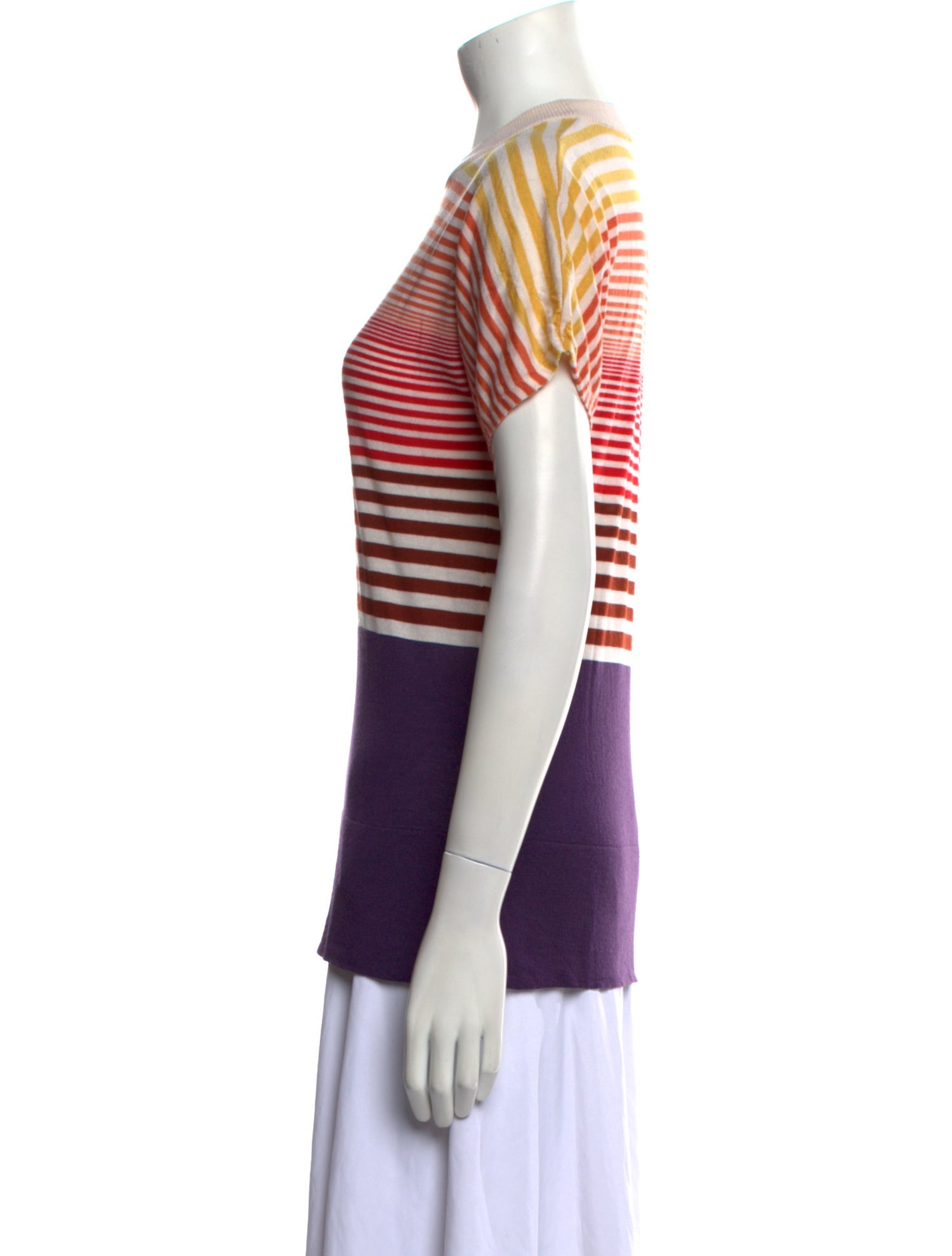 Sonia Rykiel Wool Striped T-Shirt