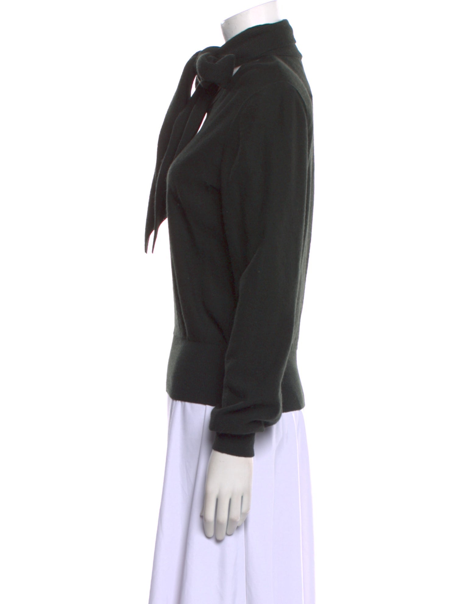 Sonia Rykiel Wool Tie Neck Sweater