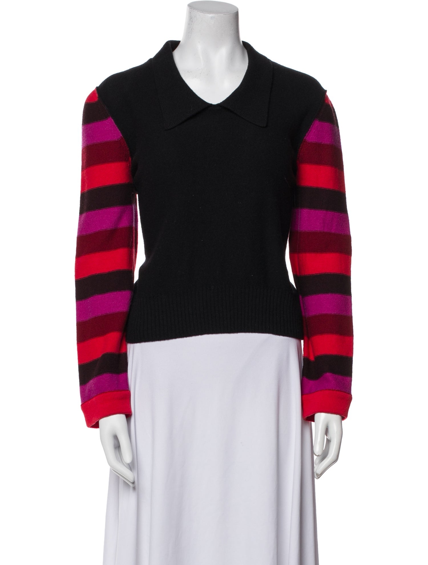 Sonia Rykiel Virgin Wool Striped Sweater