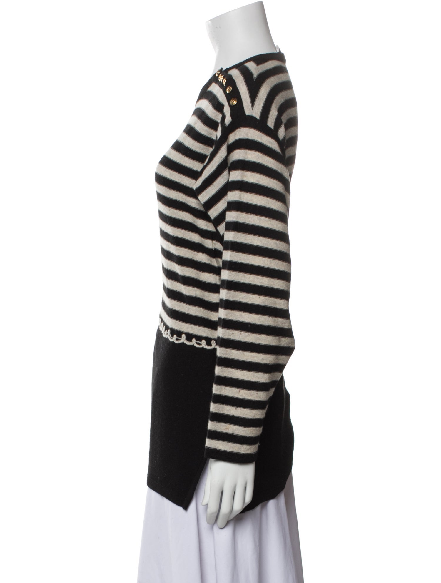 Sonia Rykiel Virgin Wool Striped Top