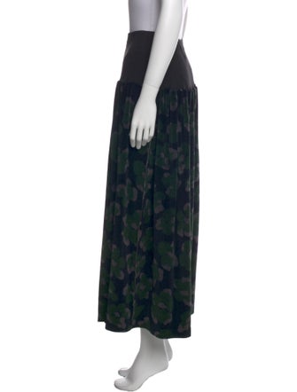 Sonia Rykiel Floral Print Midi Length Skirt