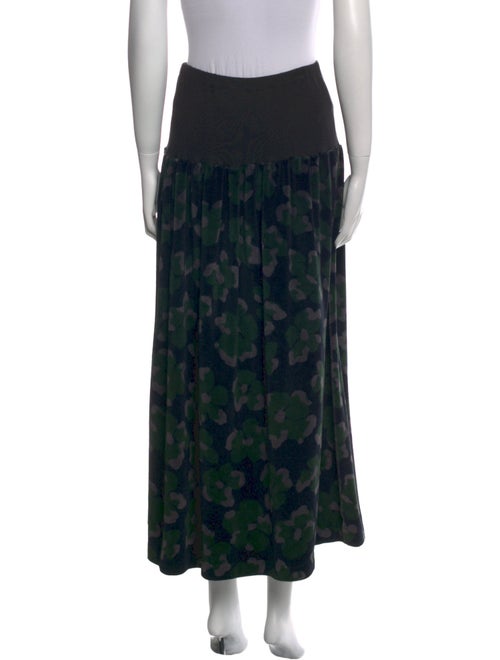 Sonia Rykiel Floral Print Midi Length Skirt