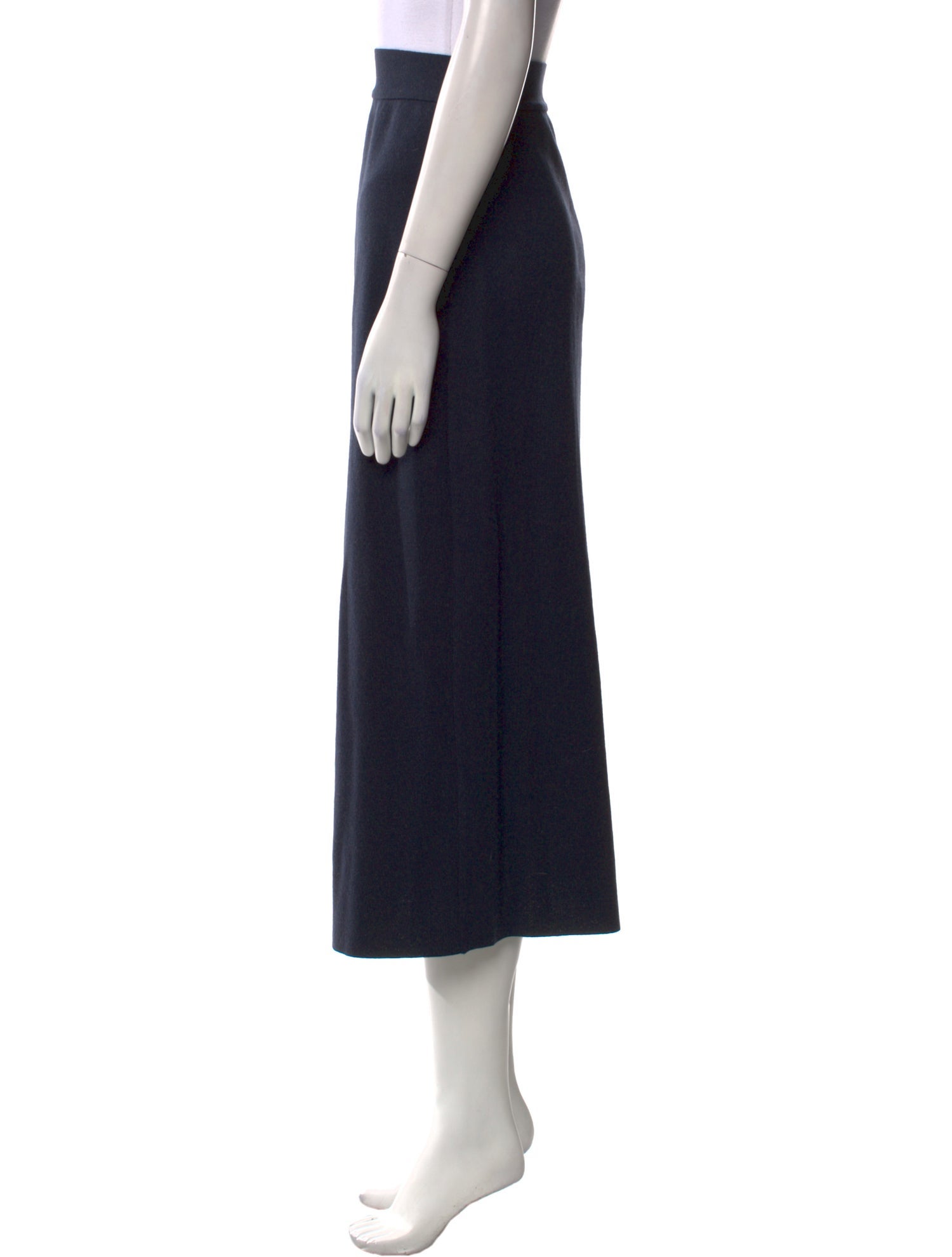 Sonia Rykiel Virgin Wool Midi Length Skirt