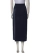 Sonia Rykiel Virgin Wool Midi Length Skirt