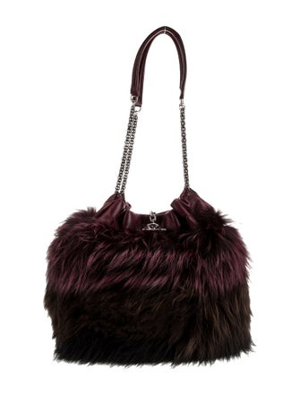Sonia Rykiel Fur Shoulder Bag