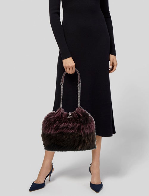 Sonia Rykiel Fur Shoulder Bag