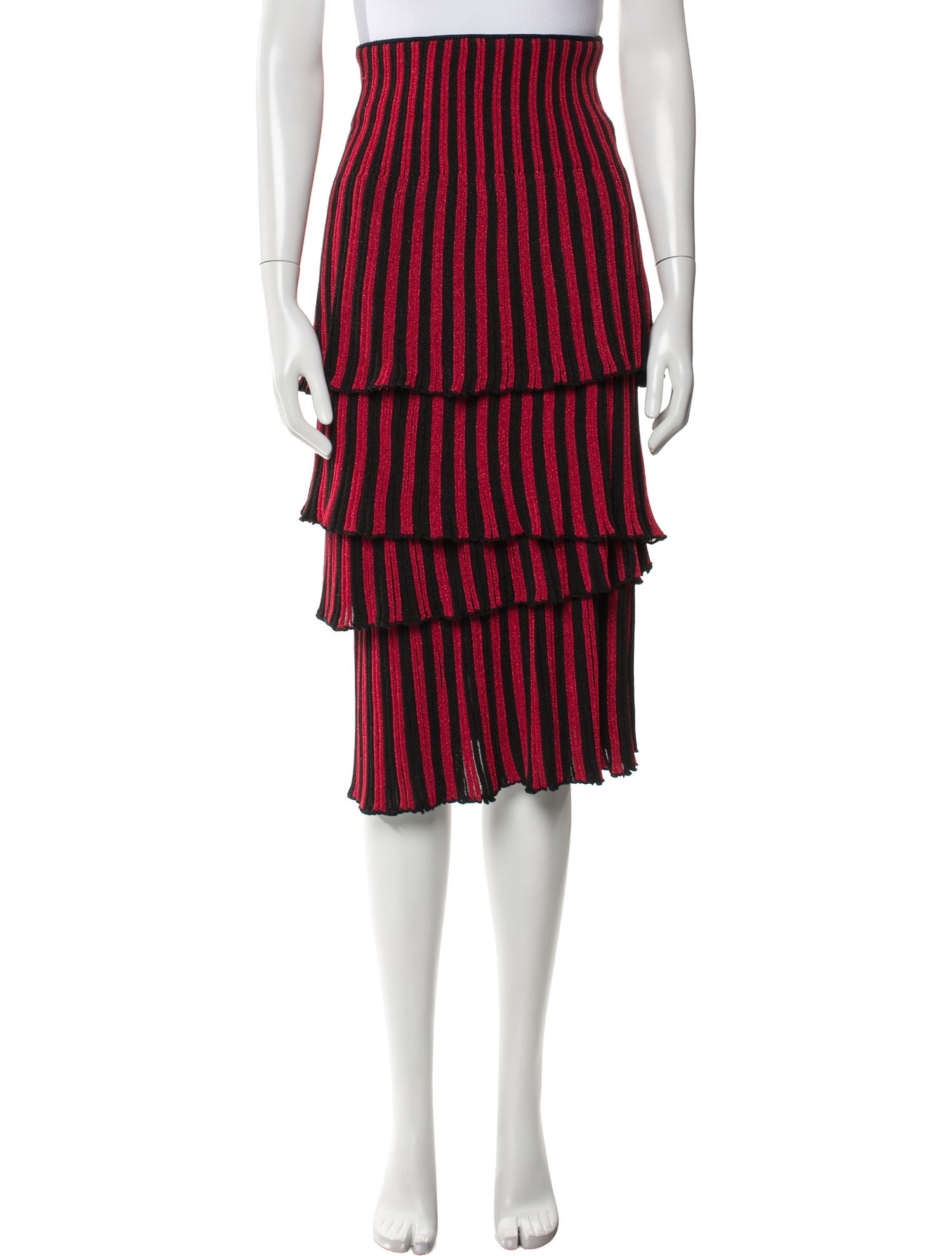 Sonia Rykiel Striped Long Skirt