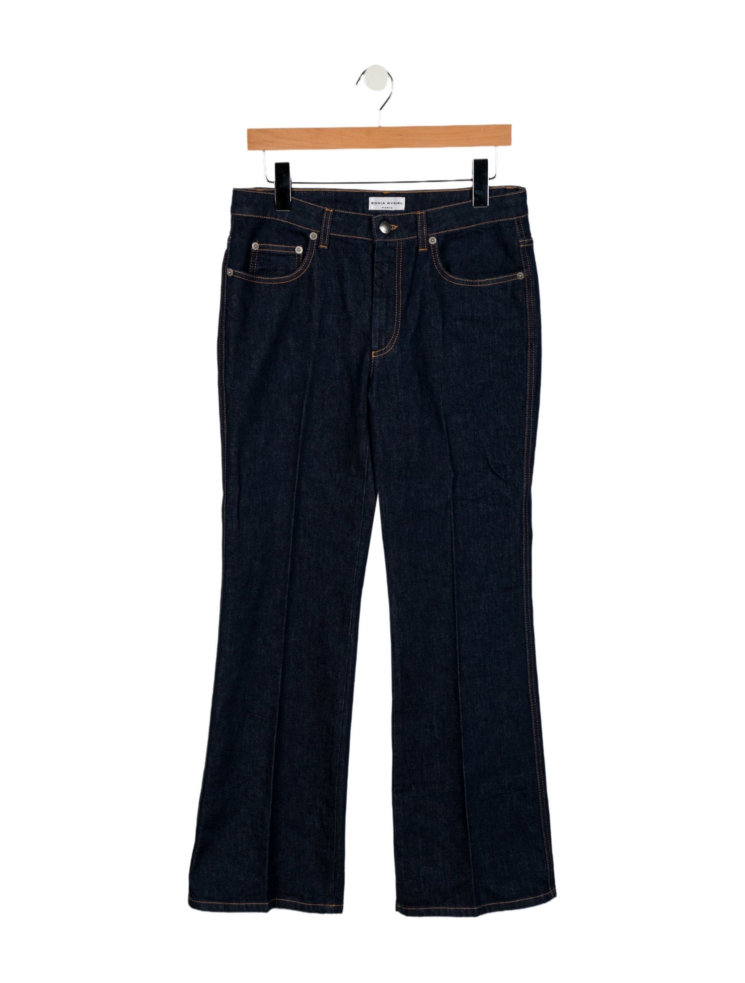 Sonia Rykiel Mid-Rise Wide Leg Jeans