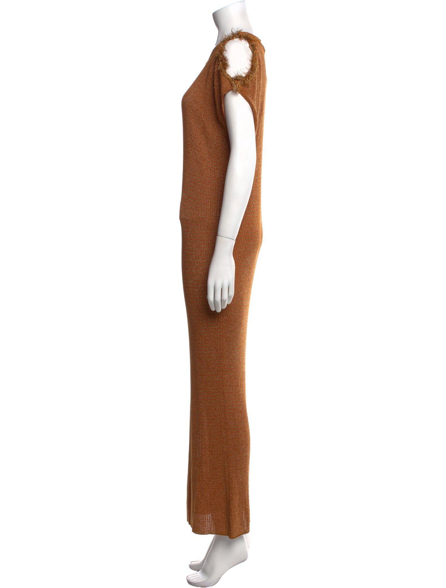 Sonia Rykiel Scoop Neck Long Dress