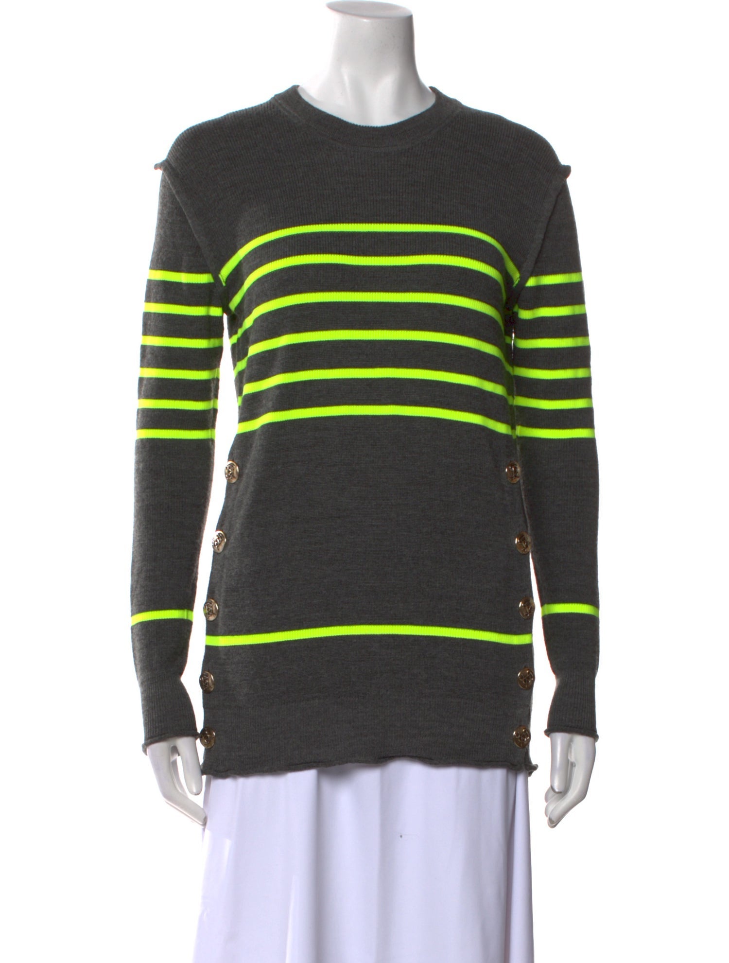 Sonia Rykiel Striped Crew Neck Sweater