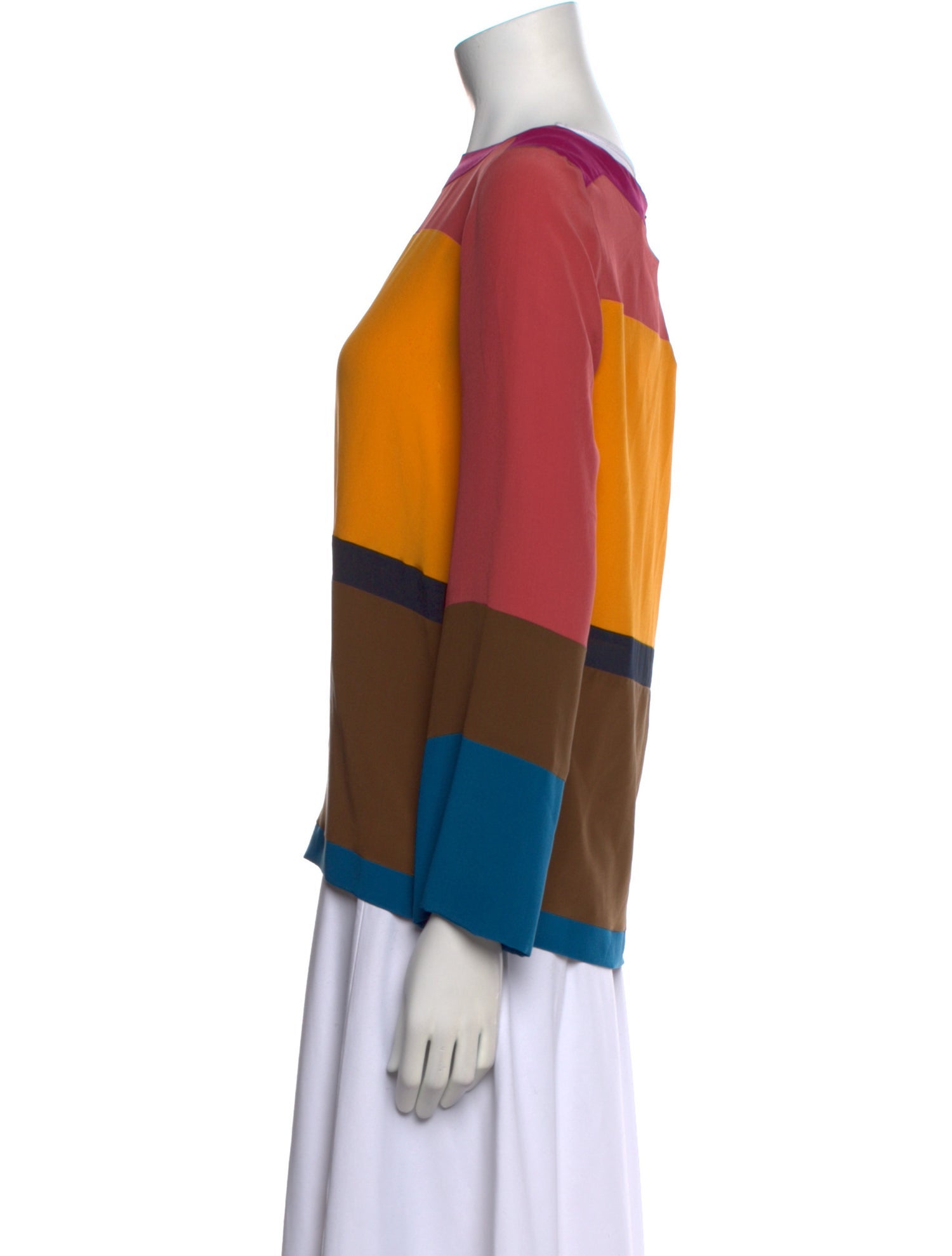 Sonia Rykiel Silk Striped Blouse