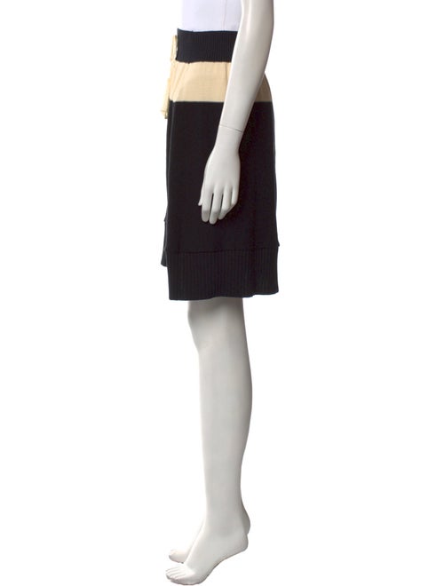 Sonia Rykiel Colorblock Pattern Knee-Length Skirt