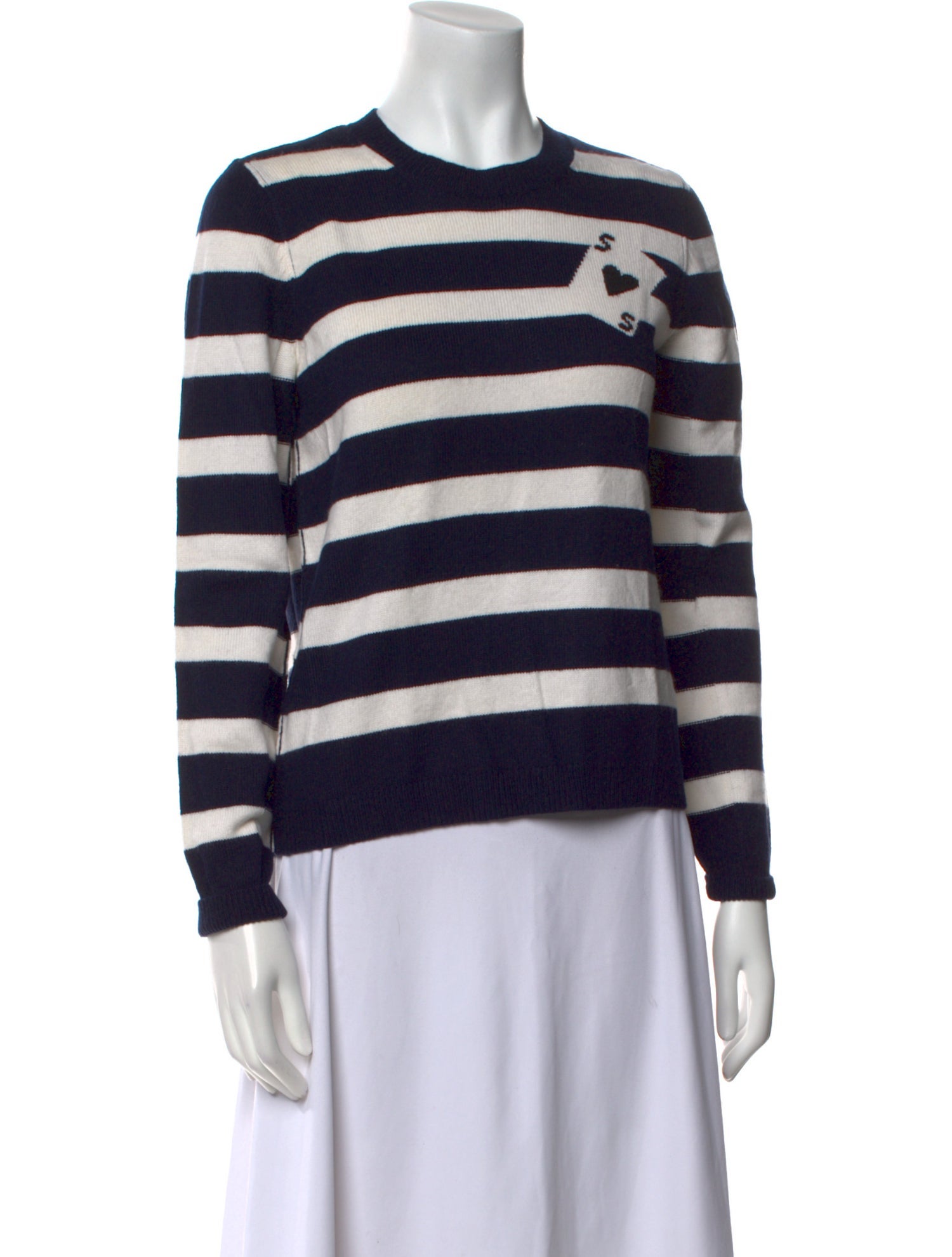 Sonia Rykiel Striped Crew Neck Sweater w/ Tags