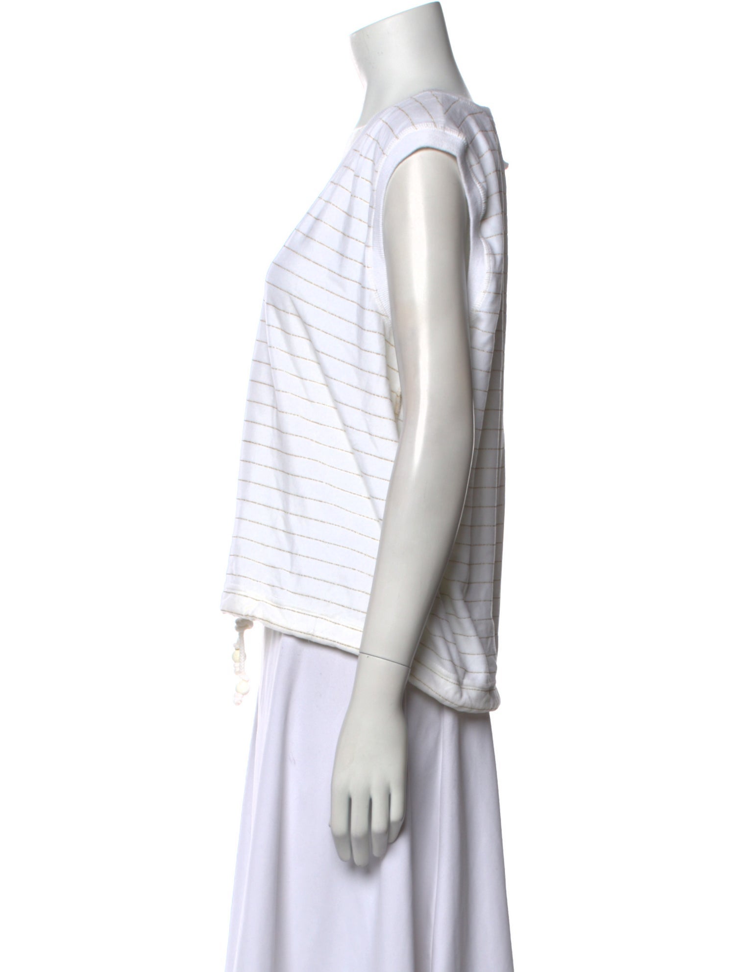 Sonia Rykiel Striped V-Neck Top