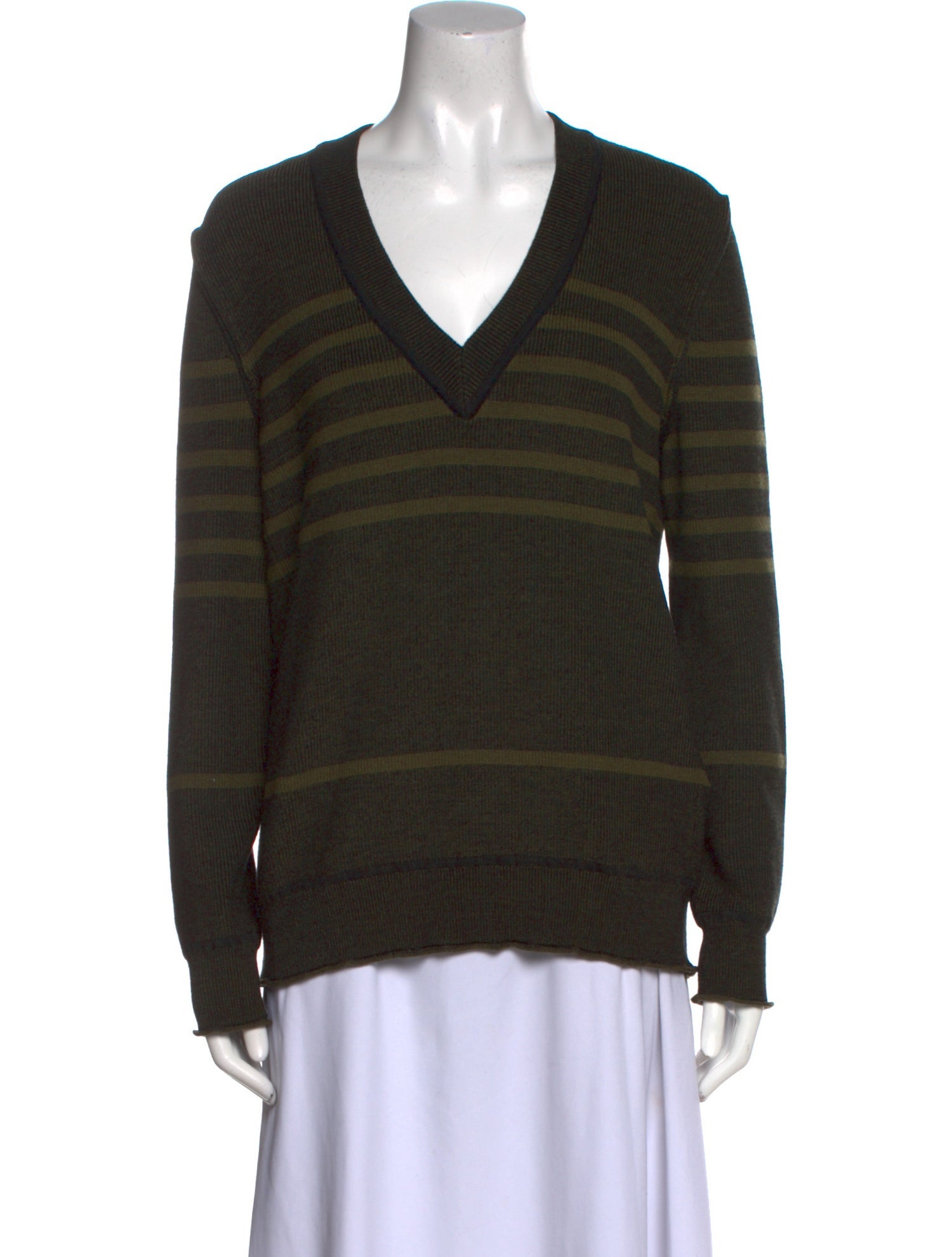 Sonia Rykiel Virgin Wool Striped Sweater