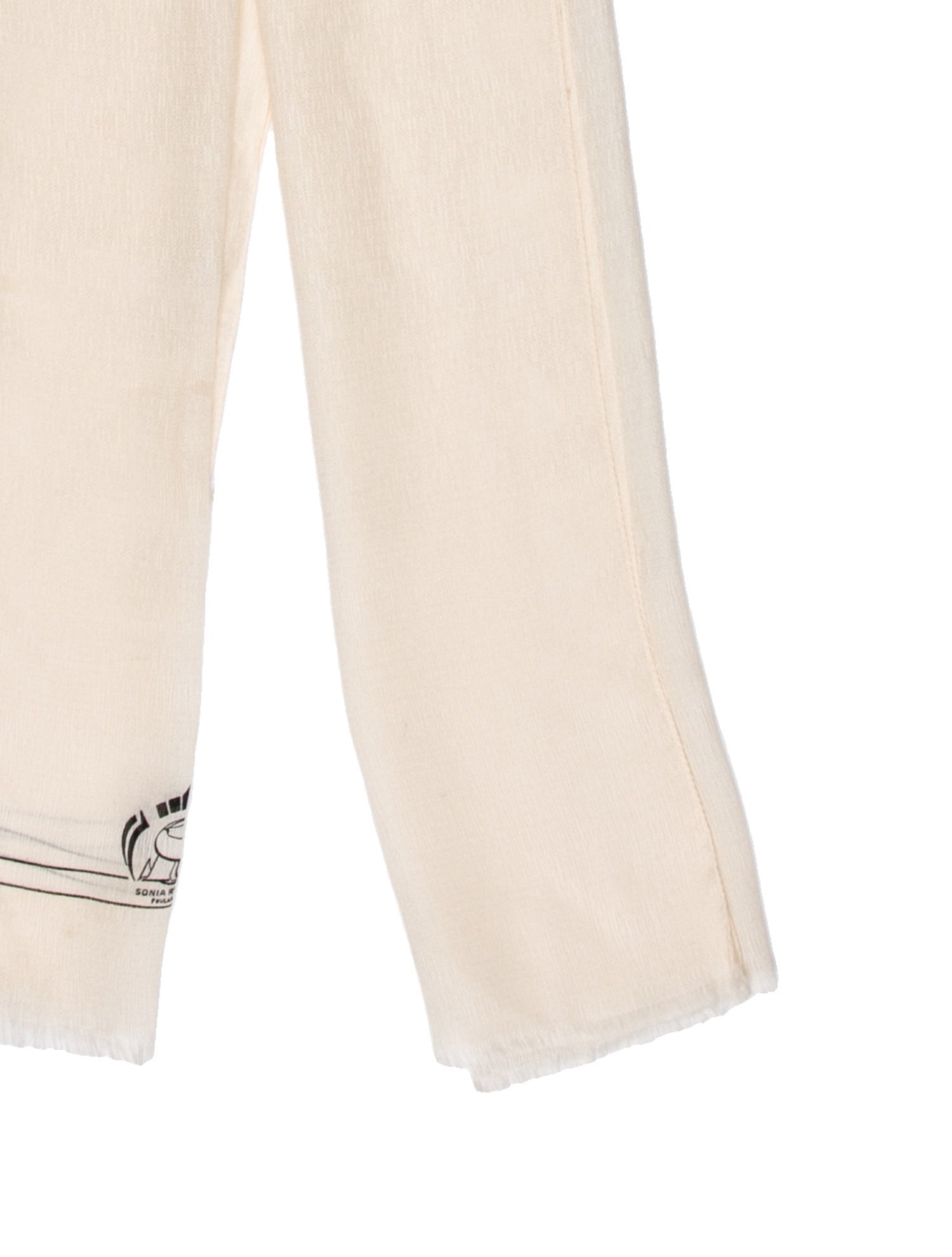 Sonia Rykiel Hooded Knit Shawl Silk Scarf