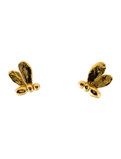 Sonia Rykiel Dragonfly Clip-On Earrings