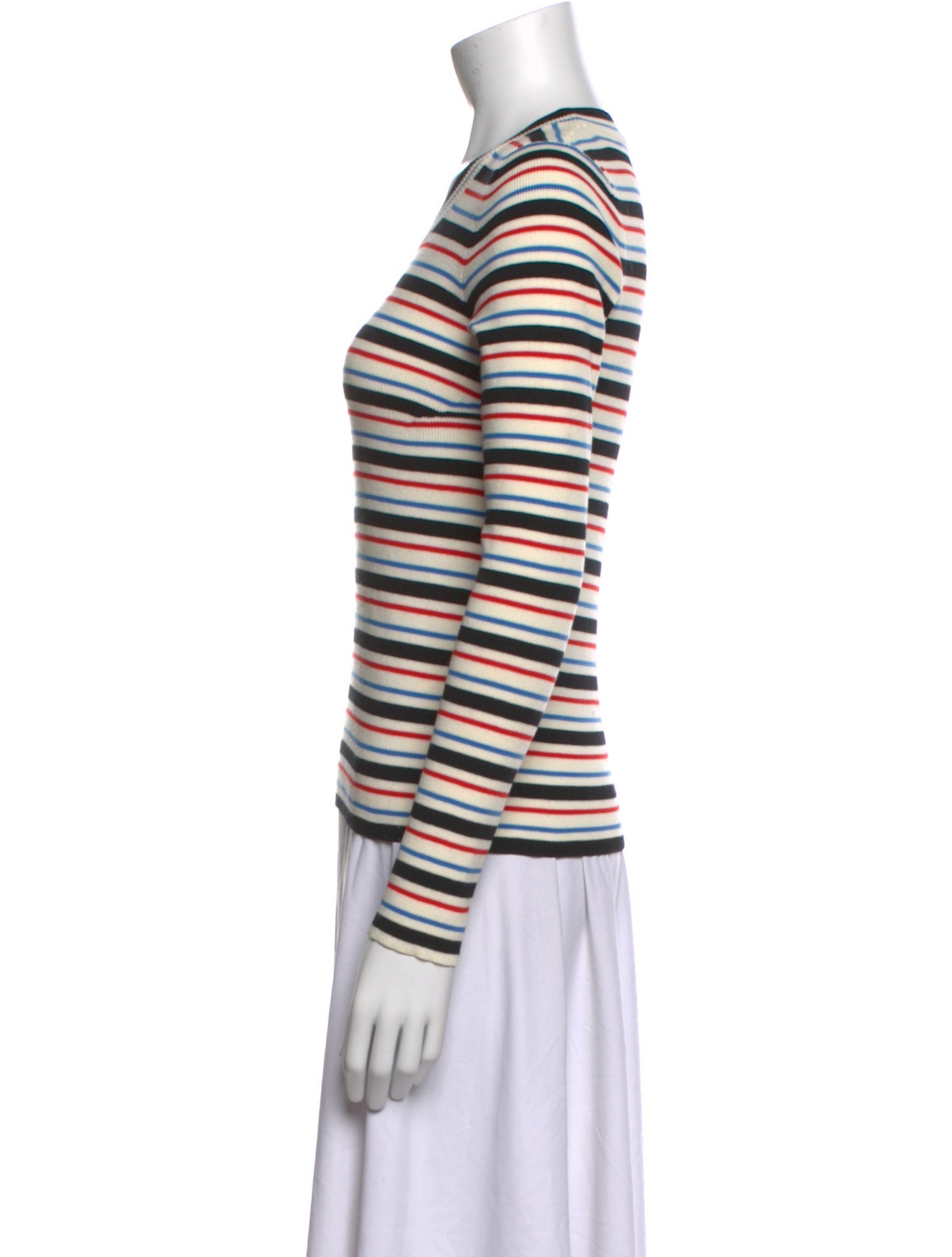 Sonia Rykiel Striped Crew Neck Top