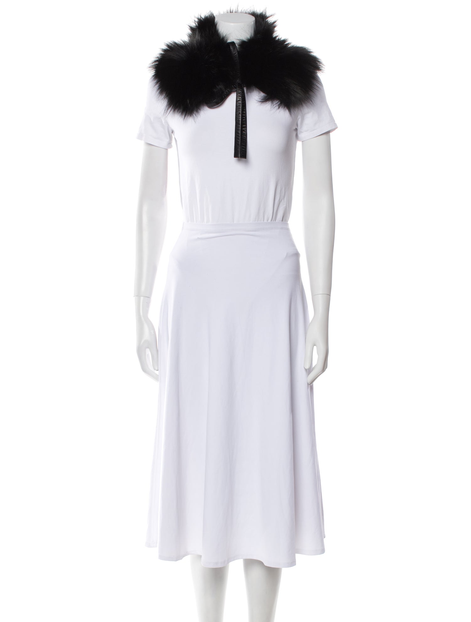 Sonia Rykiel Gray Fox Scarf