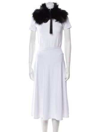 Sonia Rykiel Gray Fox Scarf