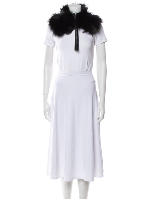 Sonia Rykiel Gray Fox Scarf