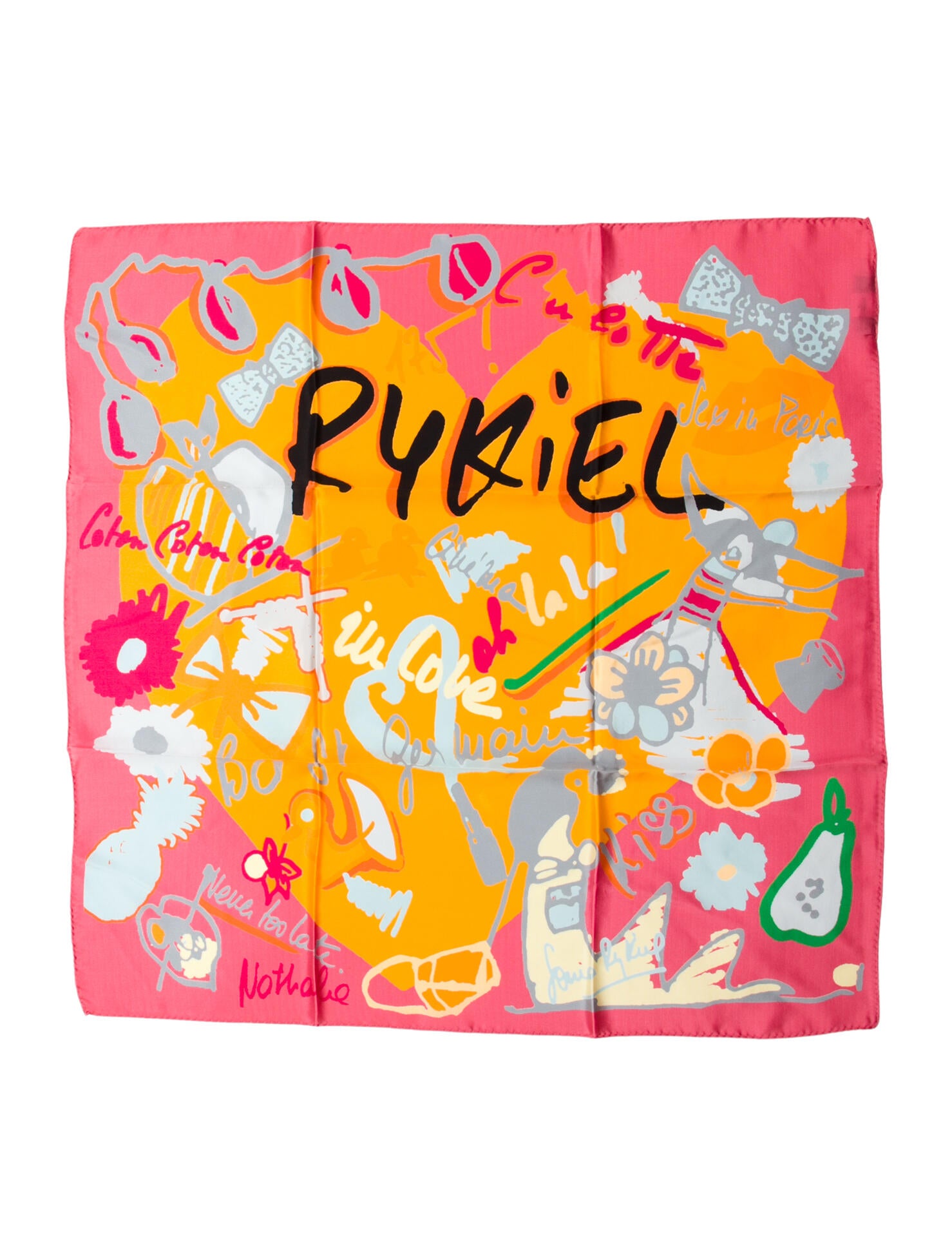 Sonia Rykiel Silk Vintage Scarf