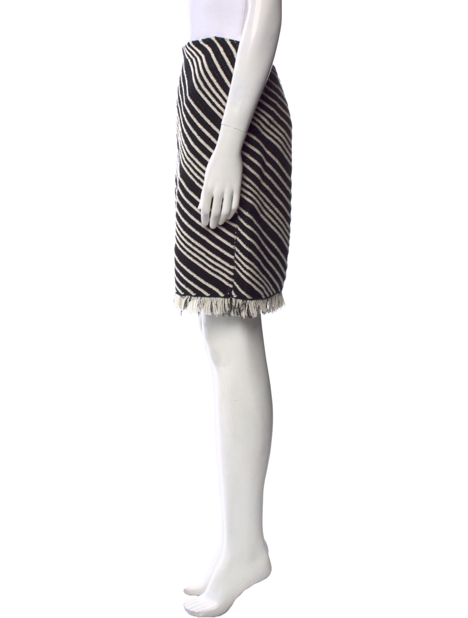 Sonia Rykiel Striped Knee-Length Skirt