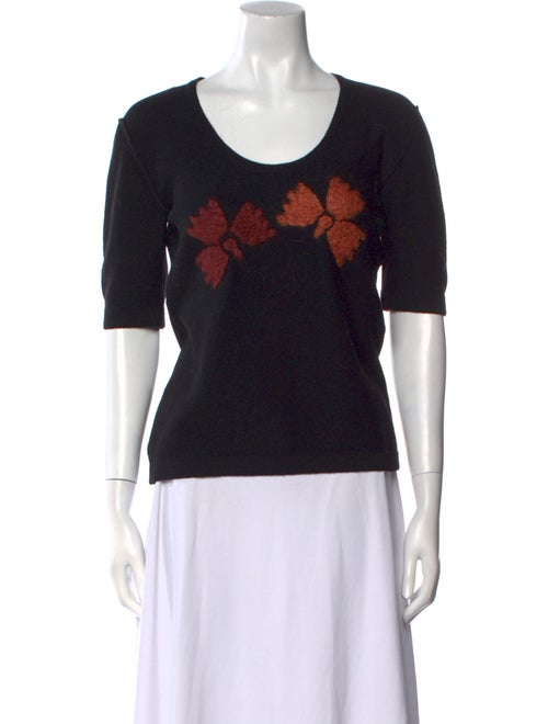 Sonia Rykiel Wool Graphic Print Sweater