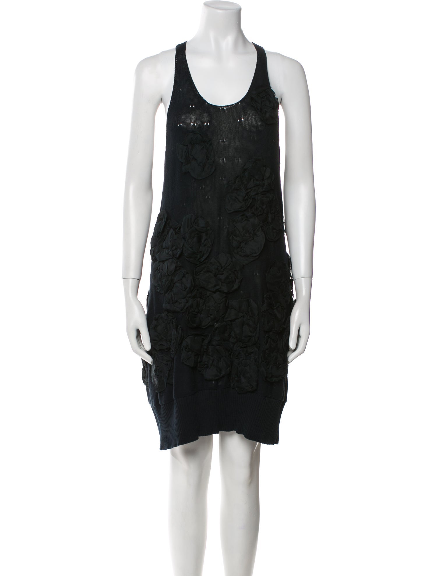 Sonia Rykiel Scoop Neck Knee-Length Dress